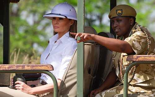 Send Help: Can Somebody Get Melania Trump and Her Pith Helmet Out of Africa? Send Help: Can Somebody Get Melania Trump and Her Pith Helmet Out of Africa?