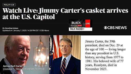(1-7-25) BHN Talk Radio Show reviews President Carter's farewell, Tibet earthquake, Africa splitting, Meta no fact-checking, and alcohol cancer-link